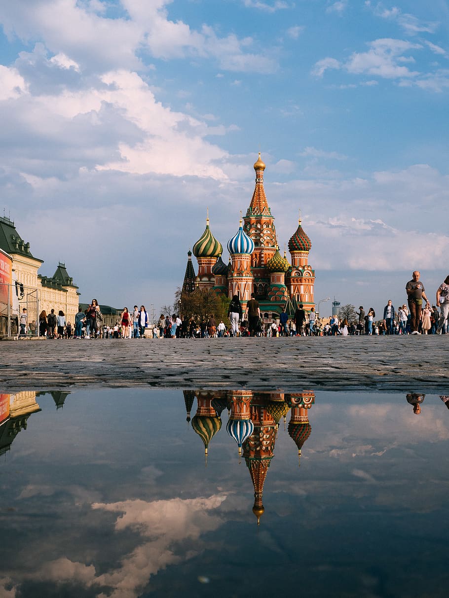 russia, moskva, red square, basilic, symbol, church, heart HD wallpaper