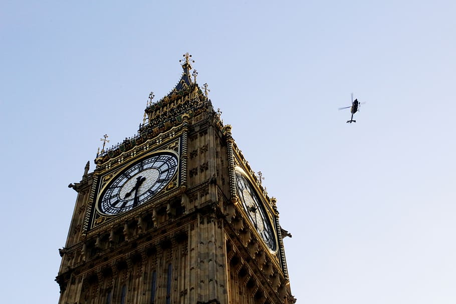 Elizabeth's Tower, low angle view, sky, building exterior, built structure HD wallpaper