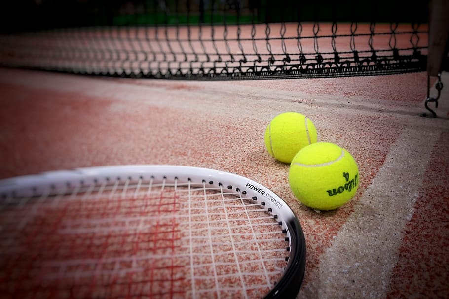 polska, zabrze, tennis court, sport, ball, tennis ball, tennis net, HD wallpaper