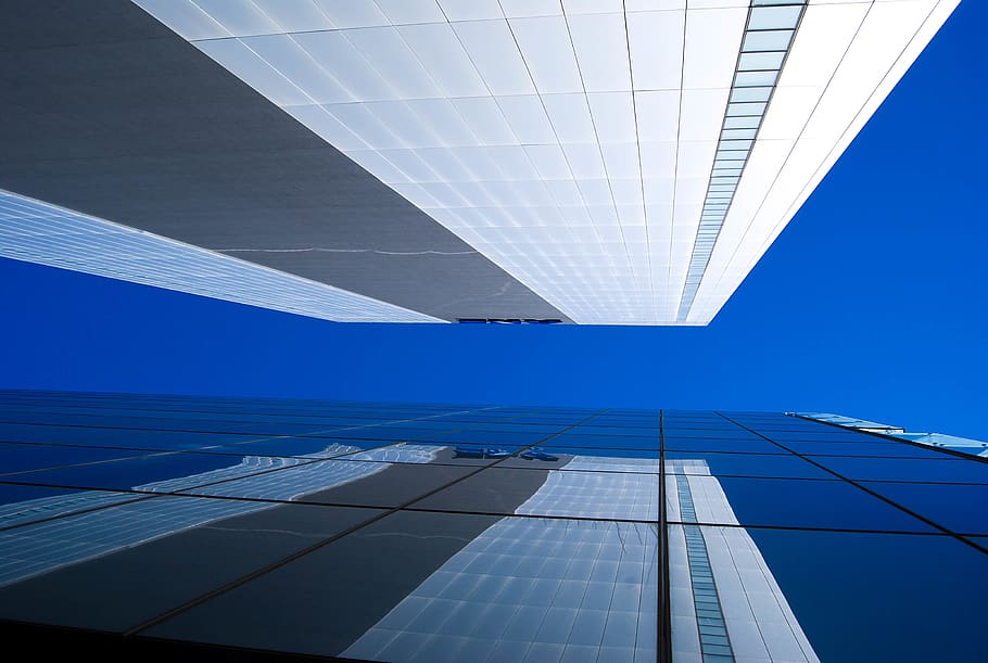 building, blue, city, architecture, built structure, sky, building exterior HD wallpaper