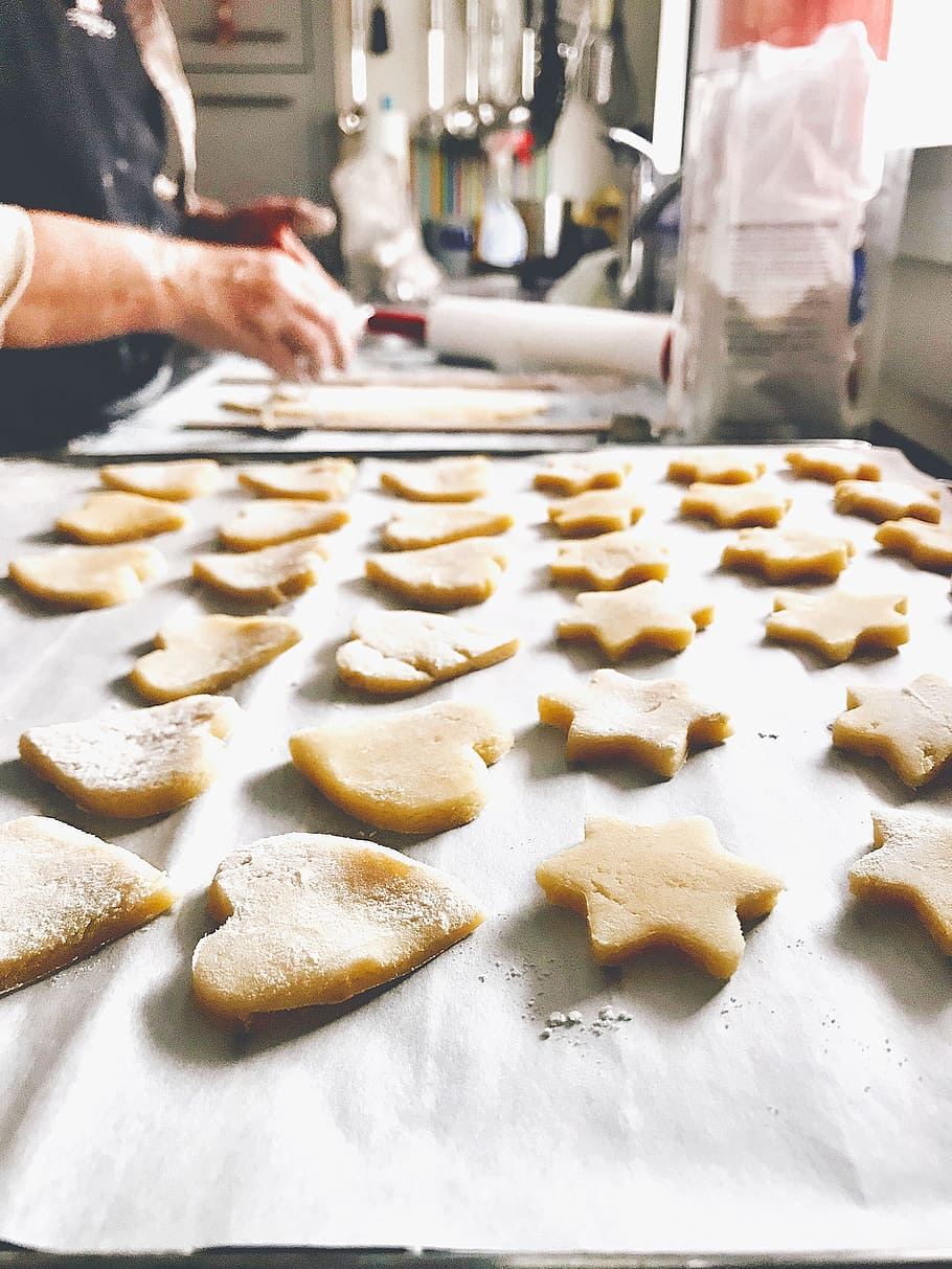 Assorted-shaped Dough, baker, bakery, baking, bread, flour, food HD wallpaper