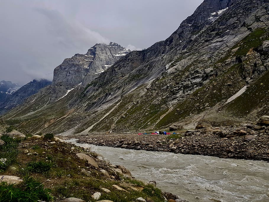 india, chhatru, mountain, beauty in nature, scenics - nature HD wallpaper