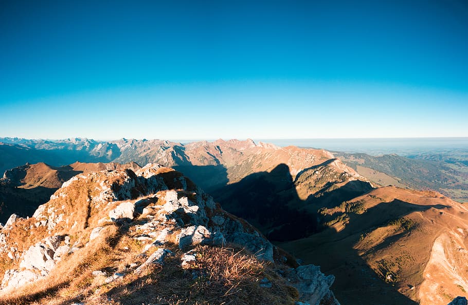 mountain peak, scenics - nature, beauty in nature, tranquil scene HD wallpaper