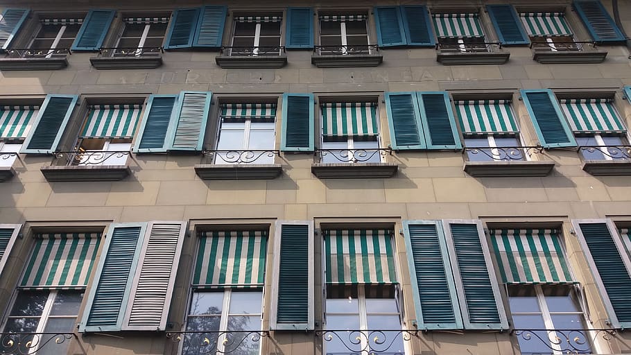 switzerland, bern, window, architecture, building exterior HD wallpaper