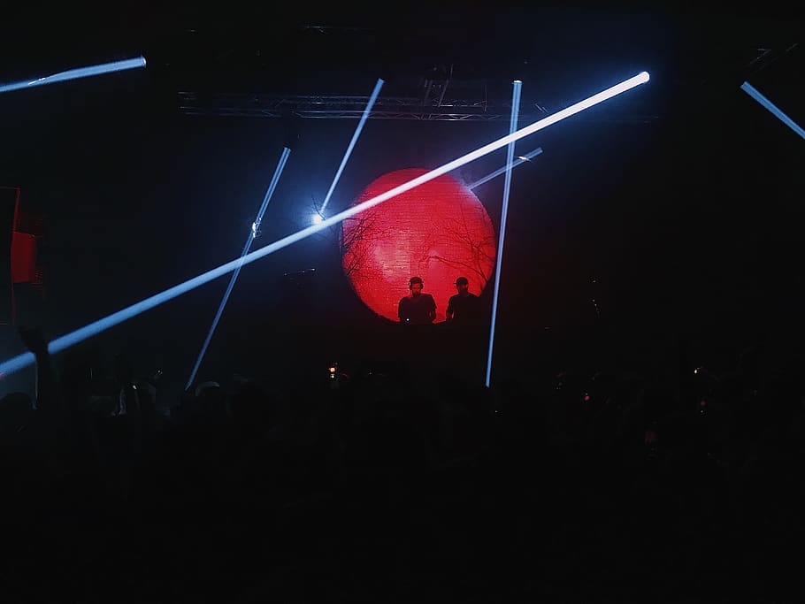 laser, light, person, human, t'bilisi, dinamo arena, georgia HD wallpaper