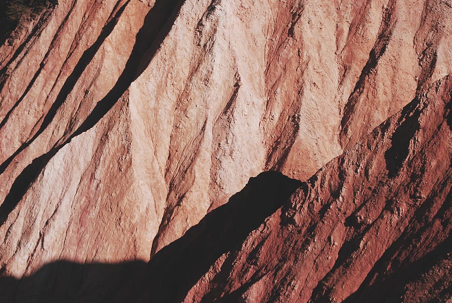 brown rock, geology, rock - object, rock formation, full frame HD wallpaper