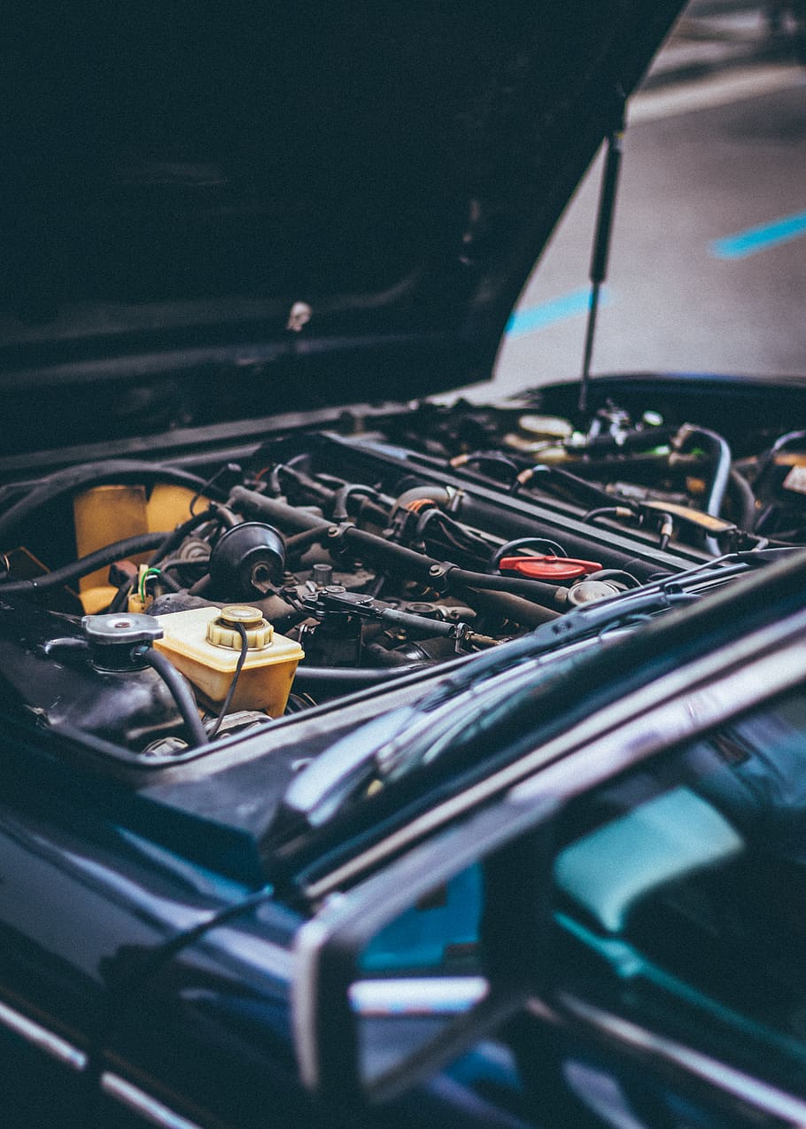 Close-up Photo of Vehicle Engine, automotive, car, car engine HD wallpaper