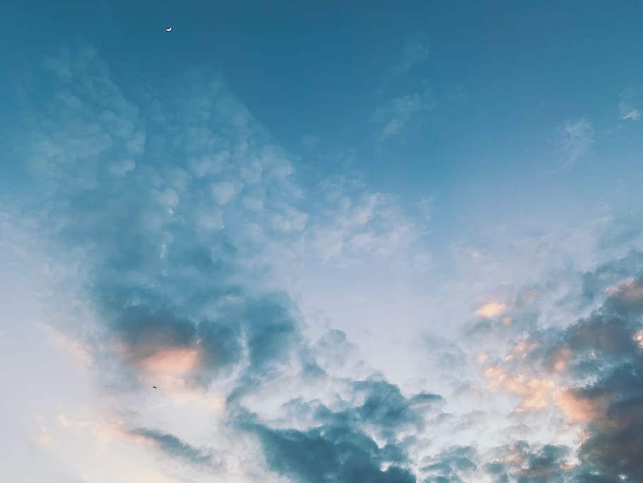black and white clouds, cloud - sky, beauty in nature, low angle view HD wallpaper