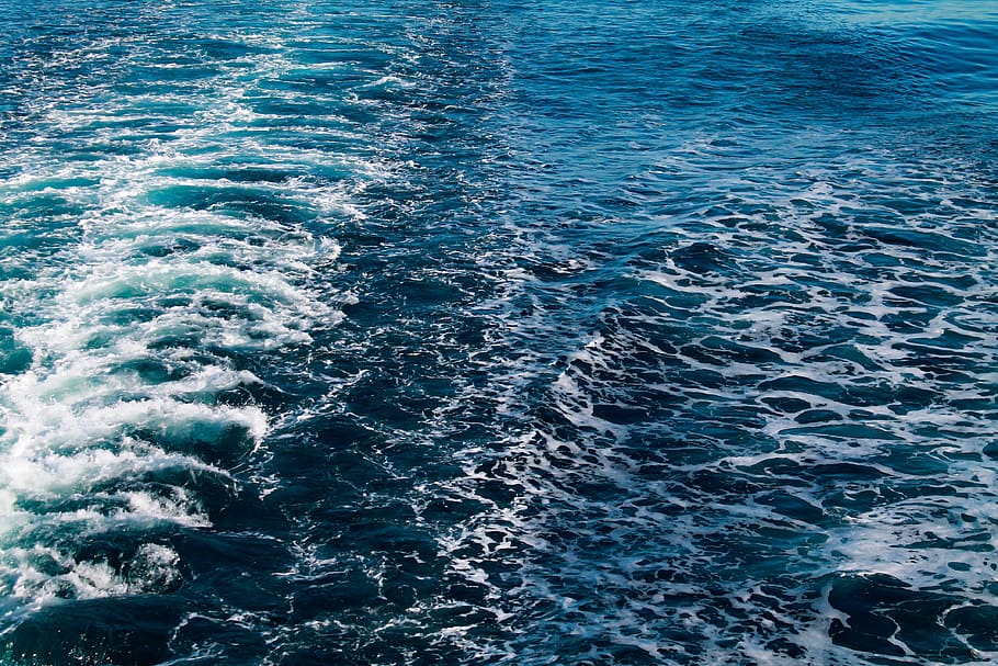 blue ocean during daytime, sea, water, beauty in nature, waterfront HD wallpaper