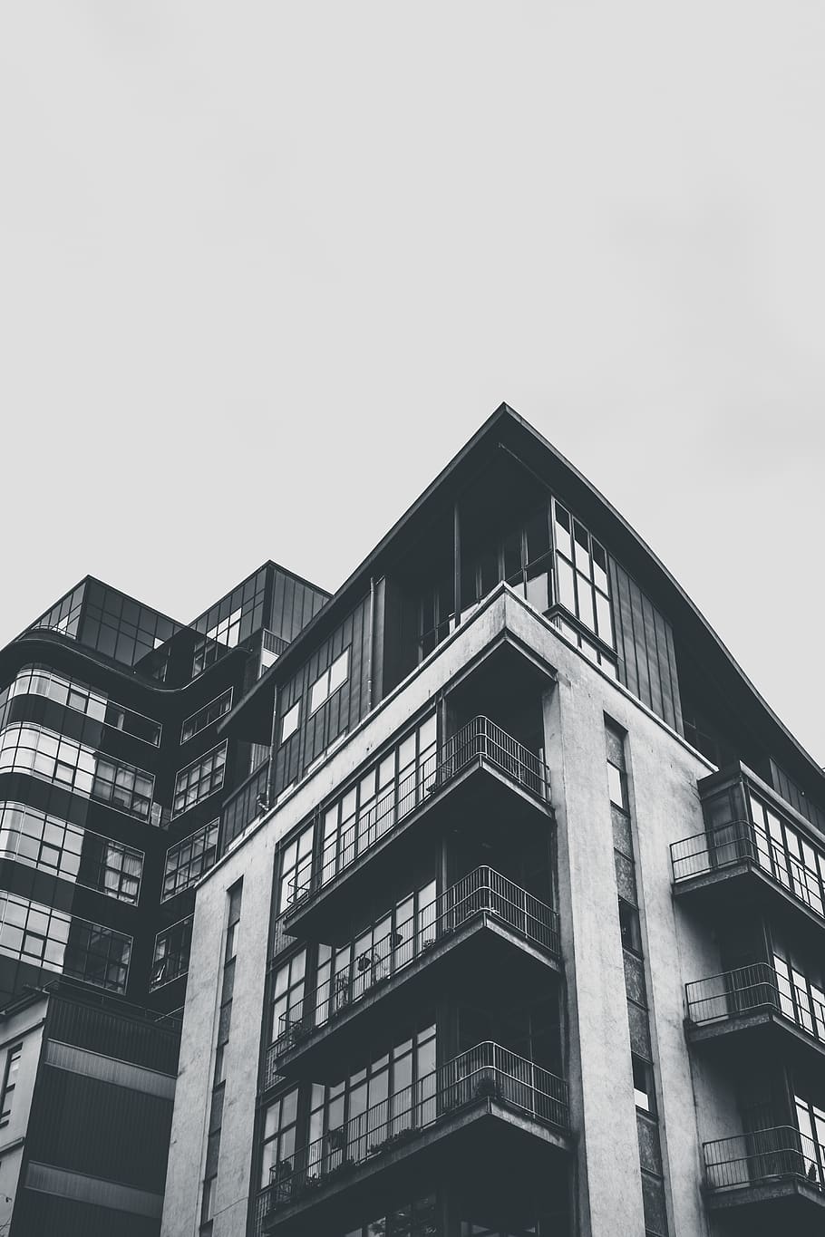 high rise building, town, city, urban, apartment building, office building HD wallpaper