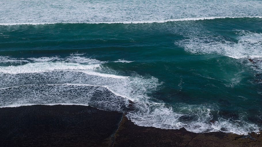 sea, water, motion, wave, sport, beauty in nature, rock, no people HD wallpaper