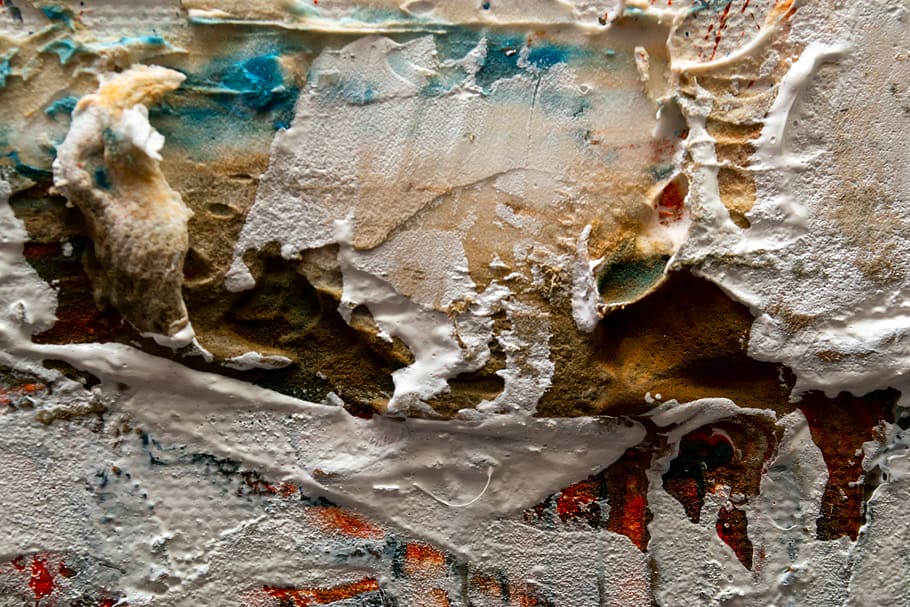 Close-Up Of a Cake With Icing, art, background, color, dirty HD wallpaper
