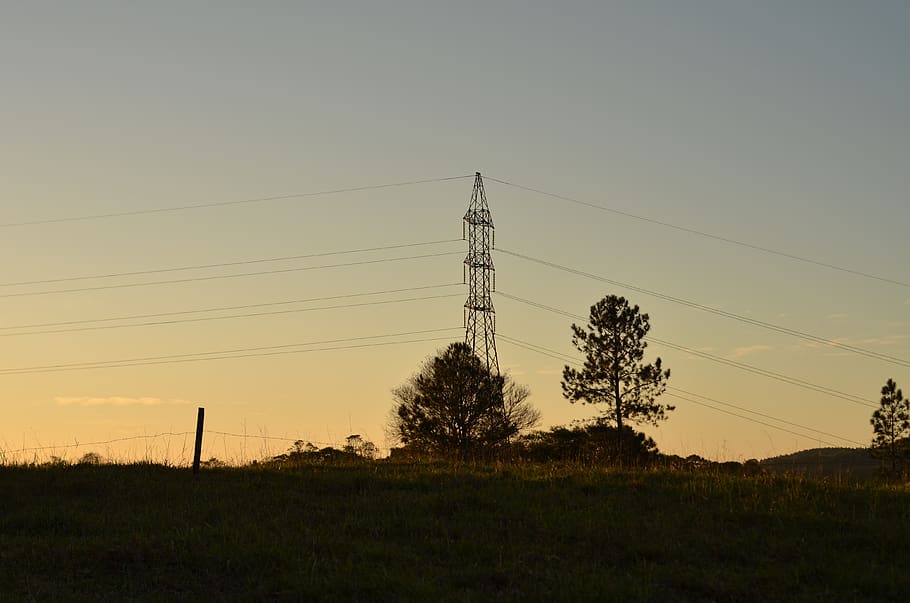 wires, eletricity, connection, post, tower, cable, electricity HD wallpaper