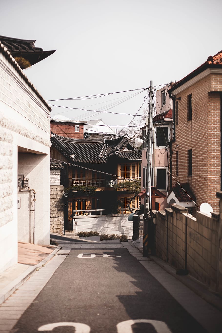 empty road, architecture, building exterior, built structure HD wallpaper