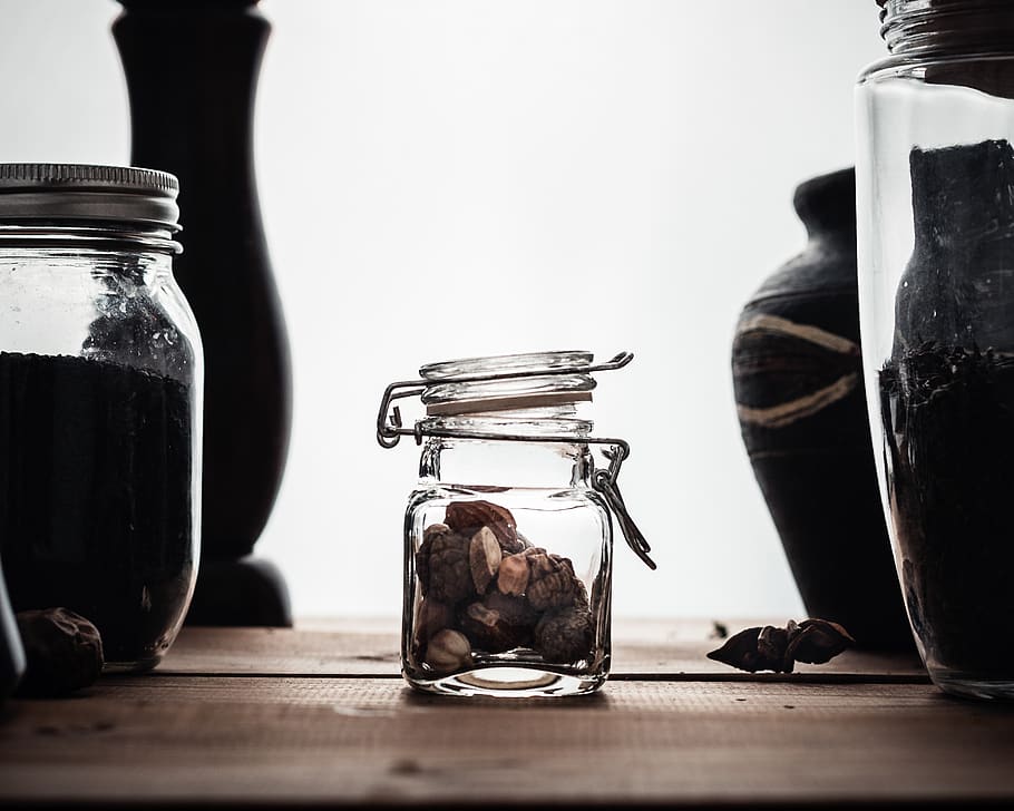 opened glass jar, winnipeg, mae, canada, bottle, food photography HD wallpaper