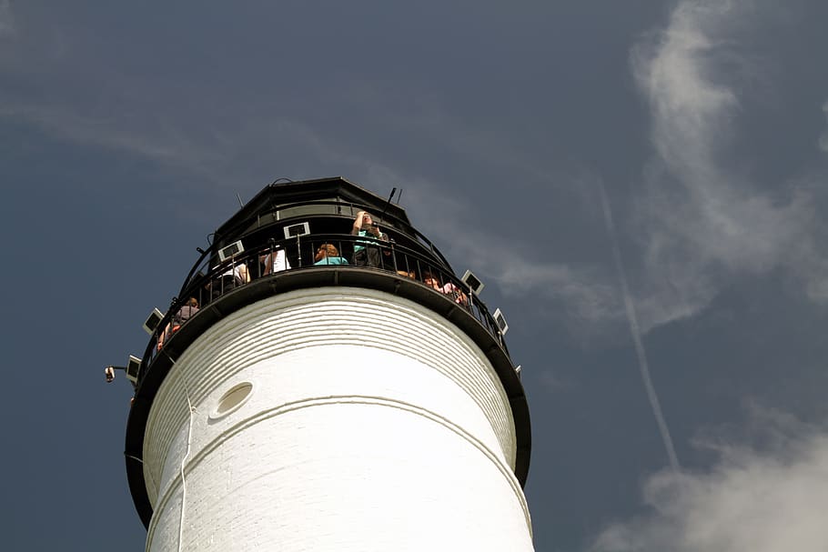 key west, lighthouse, structure, historic, landmark, viewpoint HD wallpaper