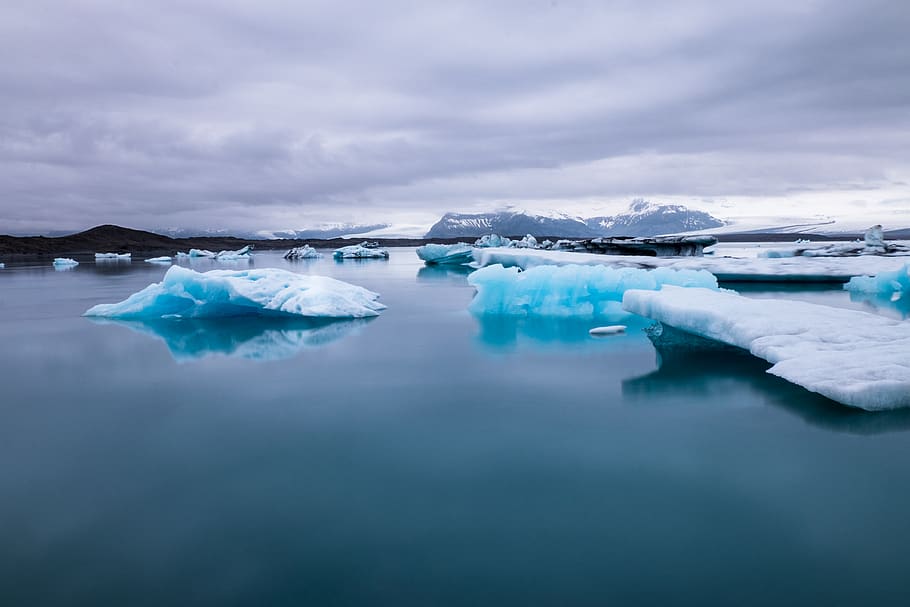 iceberg at daytime, nature, outdoors, mountain, snow, glacier HD wallpaper