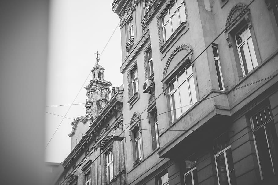 tower, architecture, building, steeple, spire, clock tower HD wallpaper