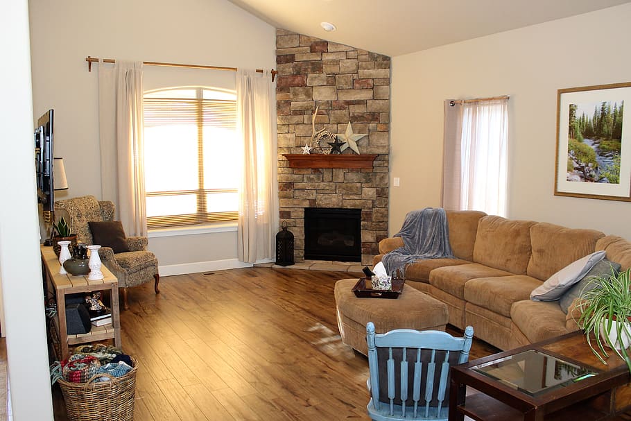 living, warm, window, fireplace, live, house, furniture, chair HD wallpaper