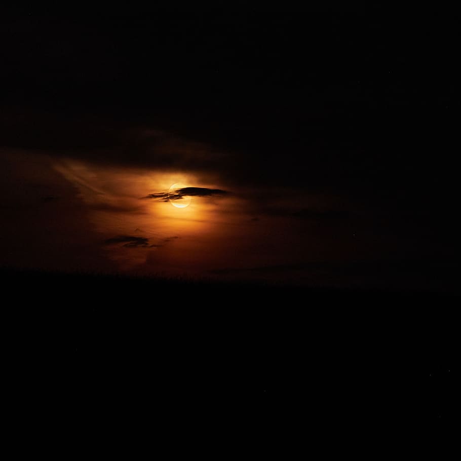 hungary, salgótarján, sky, sunset, silhouette, cloud - sky HD wallpaper