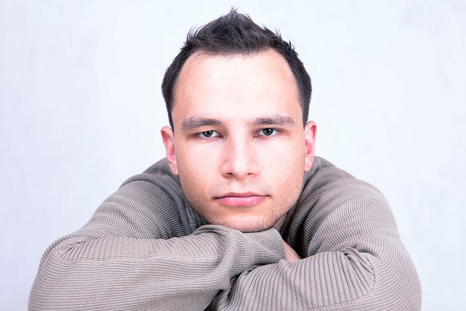 man, hair, face, facial, portrait, nice, closeup, human, attractive HD wallpaper