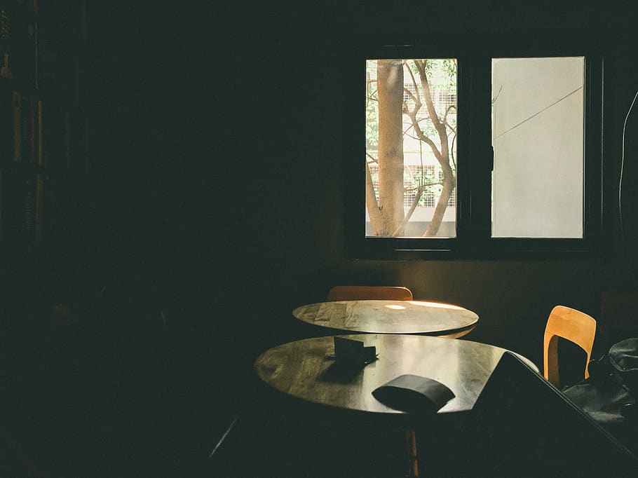 table, window, food, room, cafe, lamp, light, architecture HD wallpaper