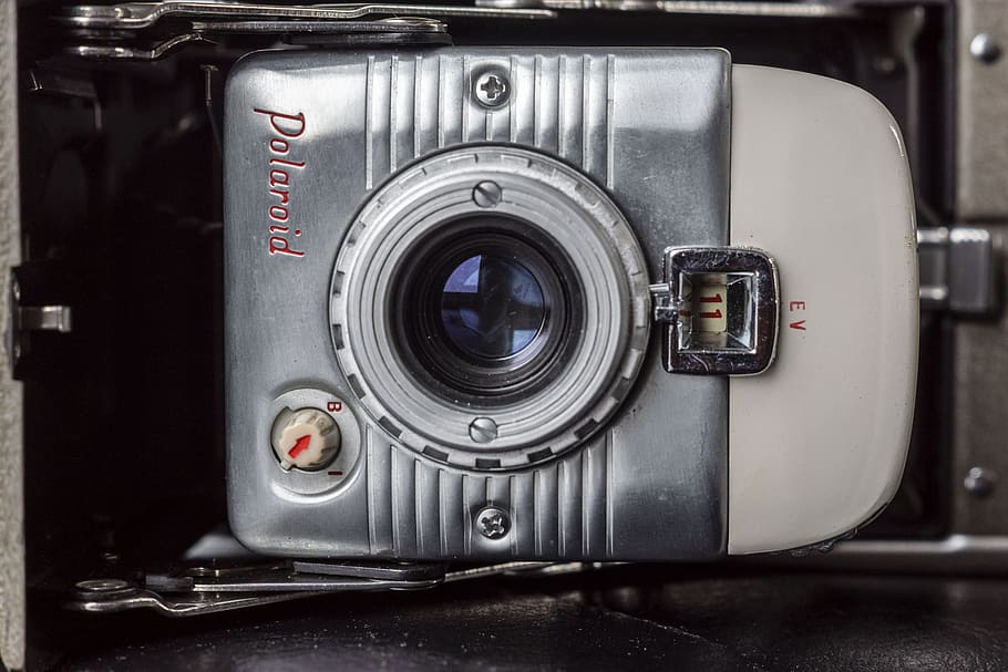 Polaroid Camera, classic, close-up, instant camera, nostalgia HD wallpaper