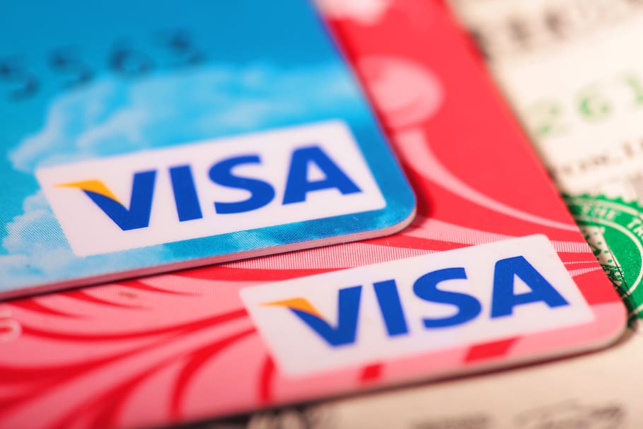 visa, pay, paying, dollar, travel, card, money, credit, hologram