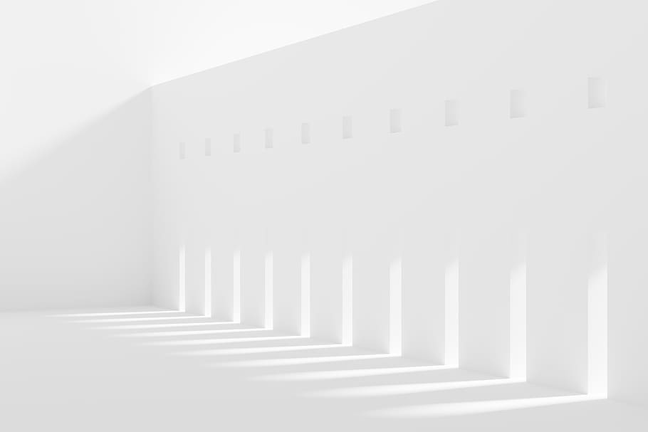 building, light, symmetry, shadow, dark, architecture, modern design HD wallpaper