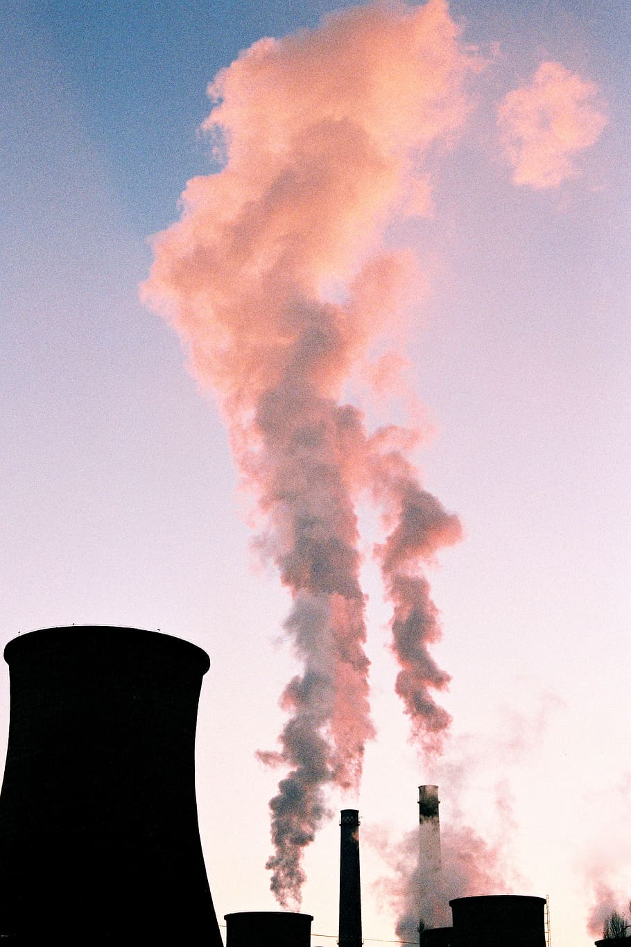 smoke, factory, smoke stack, smoke - physical structure, pollution HD wallpaper