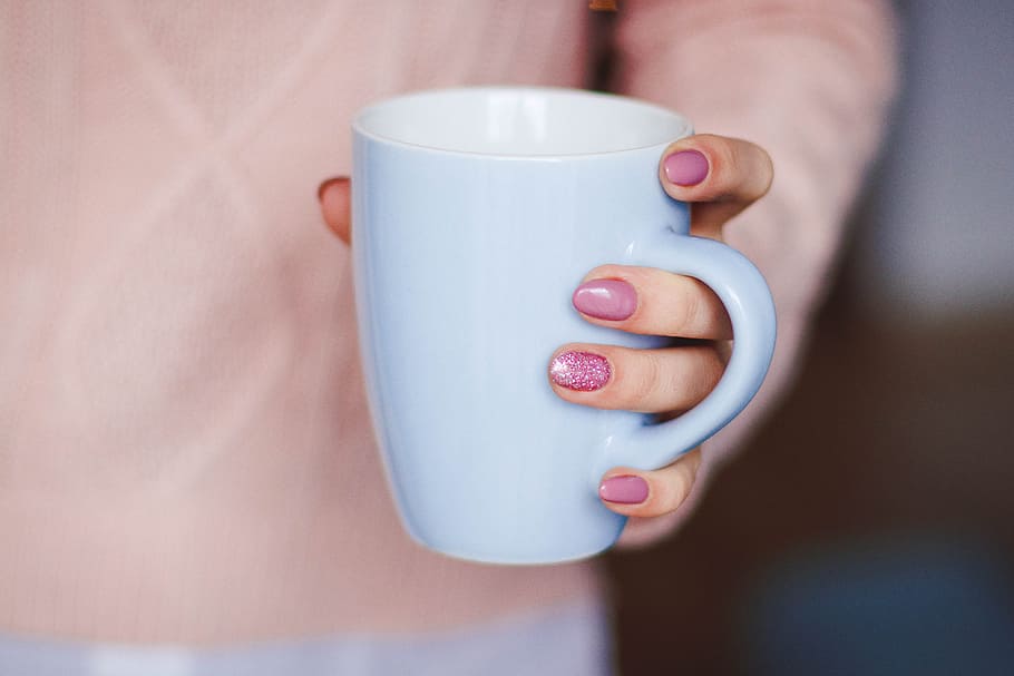 Person Holding White Ceramic Mug, beverage, clean, close-up, coffee HD wallpaper
