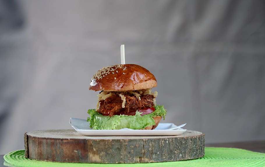 hamburger, grilling, beef, fastfood, bun, food and drink, fast food HD wallpaper