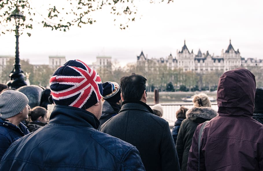 Photo of Group of People Standing in Front of Building, blur HD wallpaper
