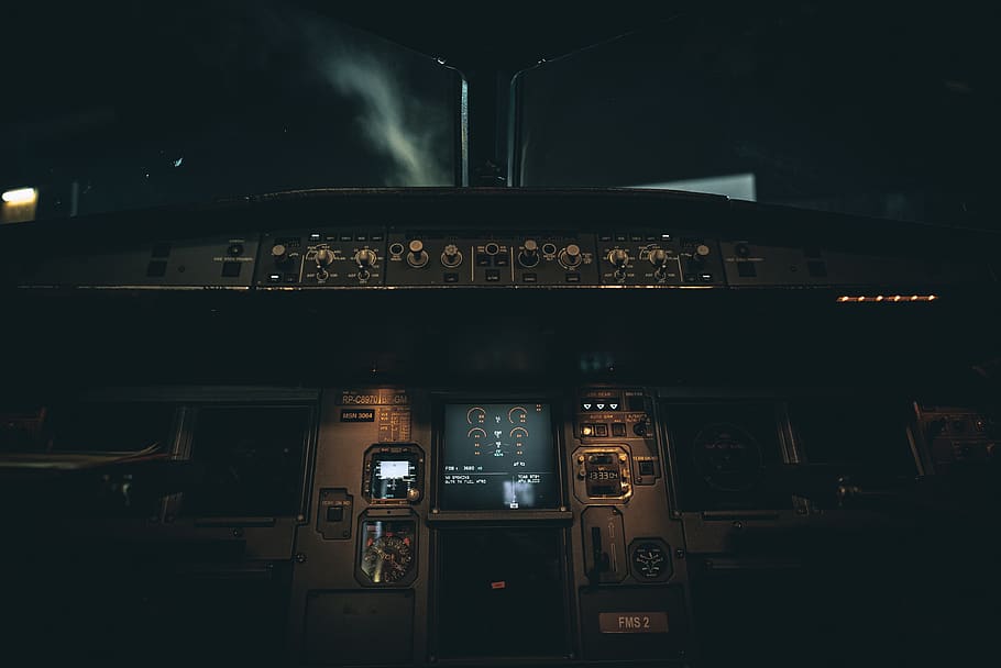 plane, airplane, deck, dock, cockpit, airlines, sky, street photography HD wallpaper
