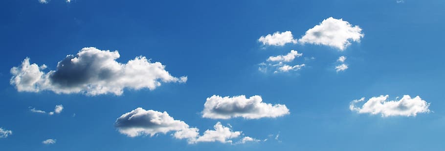 White Clouds, atmosphere, blue sky, cloudscape, cloudy, day, daylight HD wallpaper