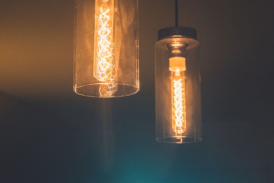 lights, winter, moody, lamp, electric, electricity, warm, cold HD wallpaper