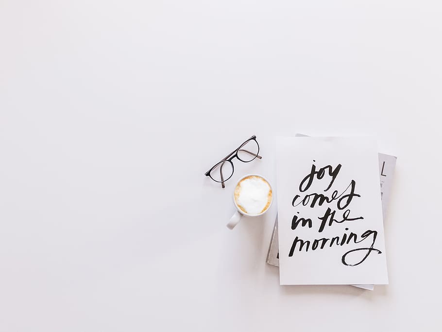 black framed eyeglasses, text, copy space, western script, indoors HD wallpaper
