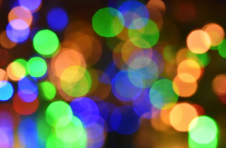 bokeh, background image, colorful, lights, bright, illuminated HD wallpaper
