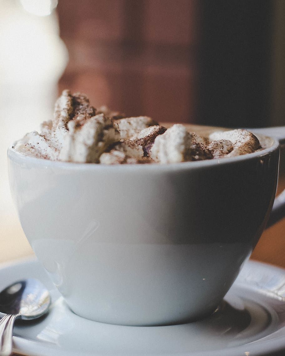 coffee, cup, cinnamon, mocha, food and drink, close-up, coffee - drink HD wallpaper