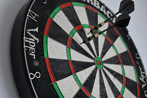 dart, bullseye, target, sport, accuracy, close-up, number, no people HD wallpaper