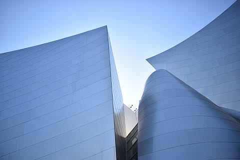 Low Angle View of White Building, architecture, city, construction HD wallpaper