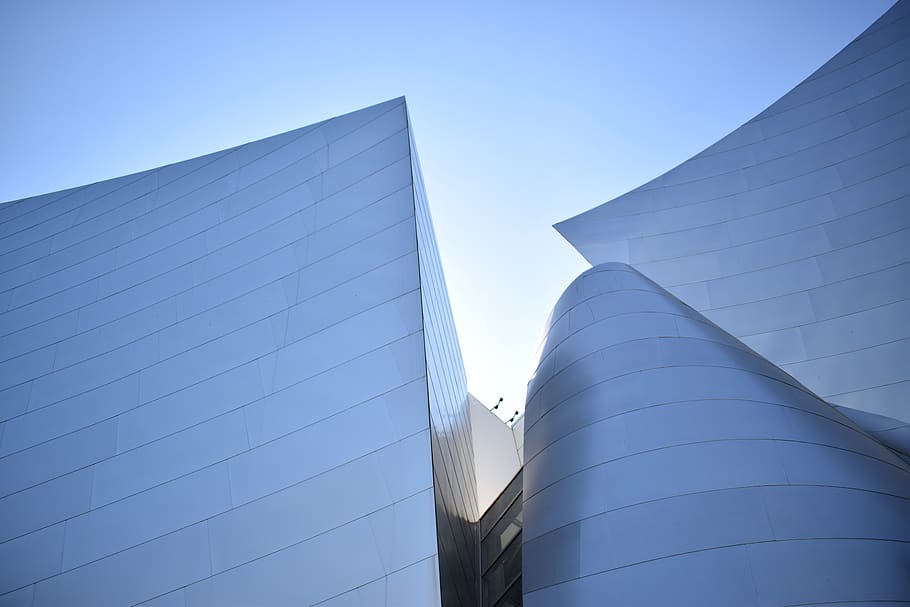 Low Angle View of White Building, architecture, city, construction HD wallpaper