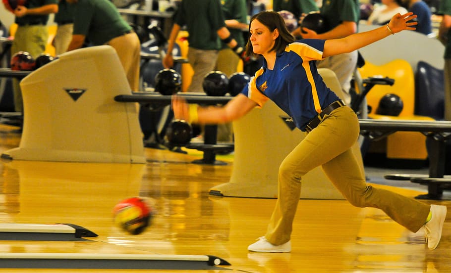 bowling, competition, sport, activity, thrill, alley, human HD wallpaper