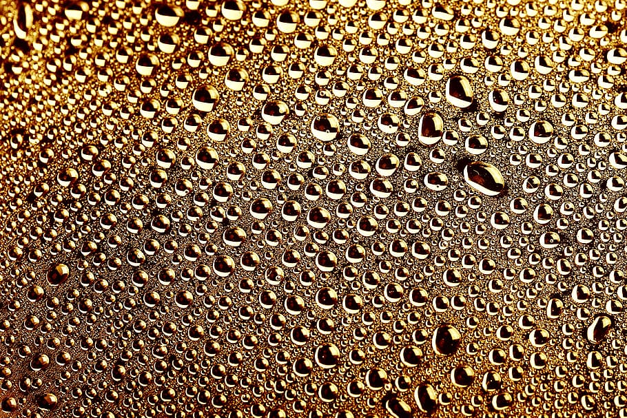con2011, water, drops, close-up, background, green color, backgrounds HD wallpaper