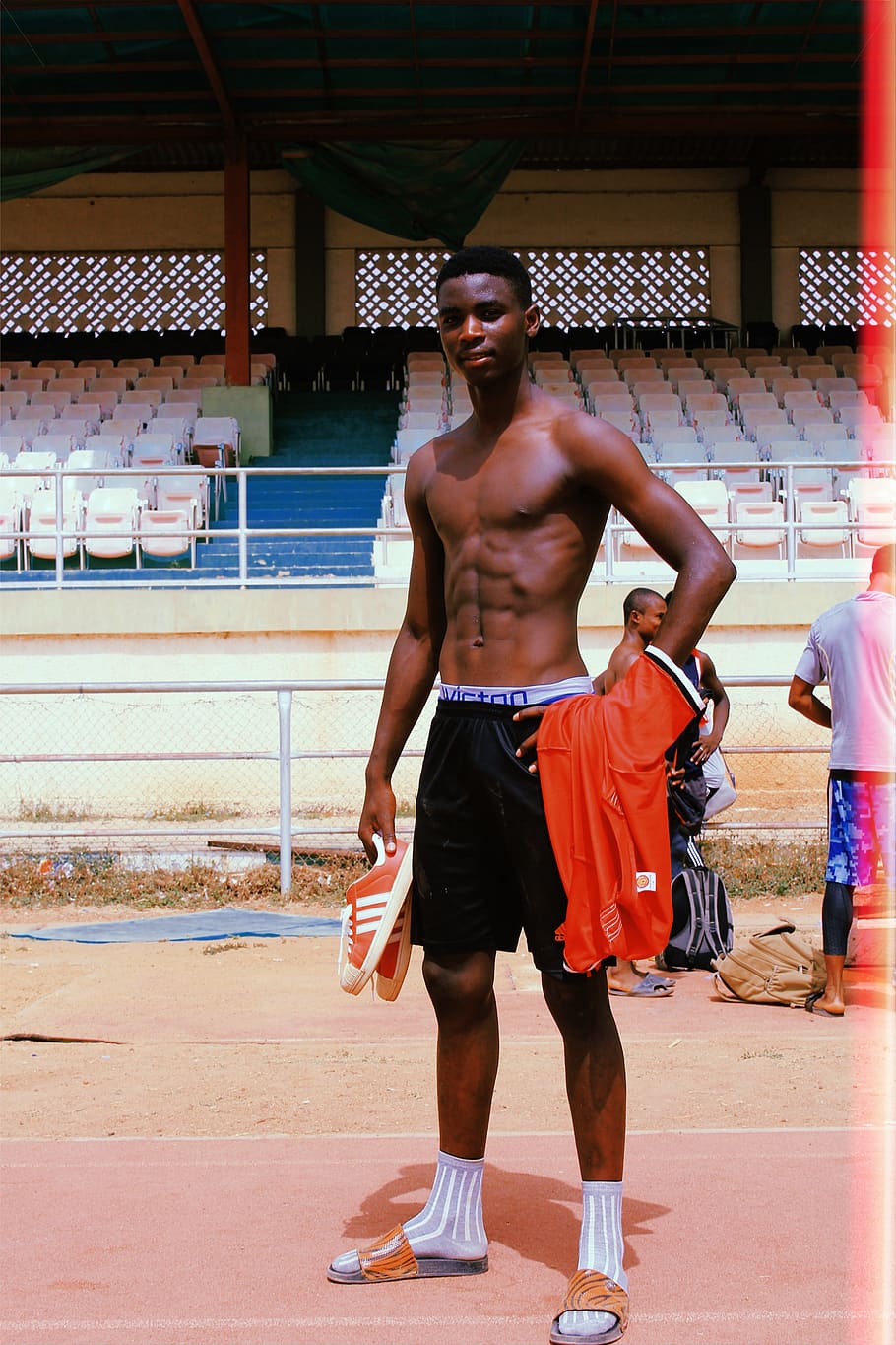 Shirtless Man Posing After A Game, active, activity, adult, athlete HD wallpaper