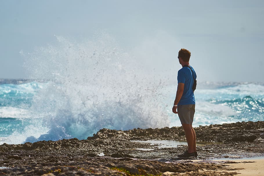 mexico, cozumel, crazy, wind, storm, tropical, coral, adventure, HD wallpaper