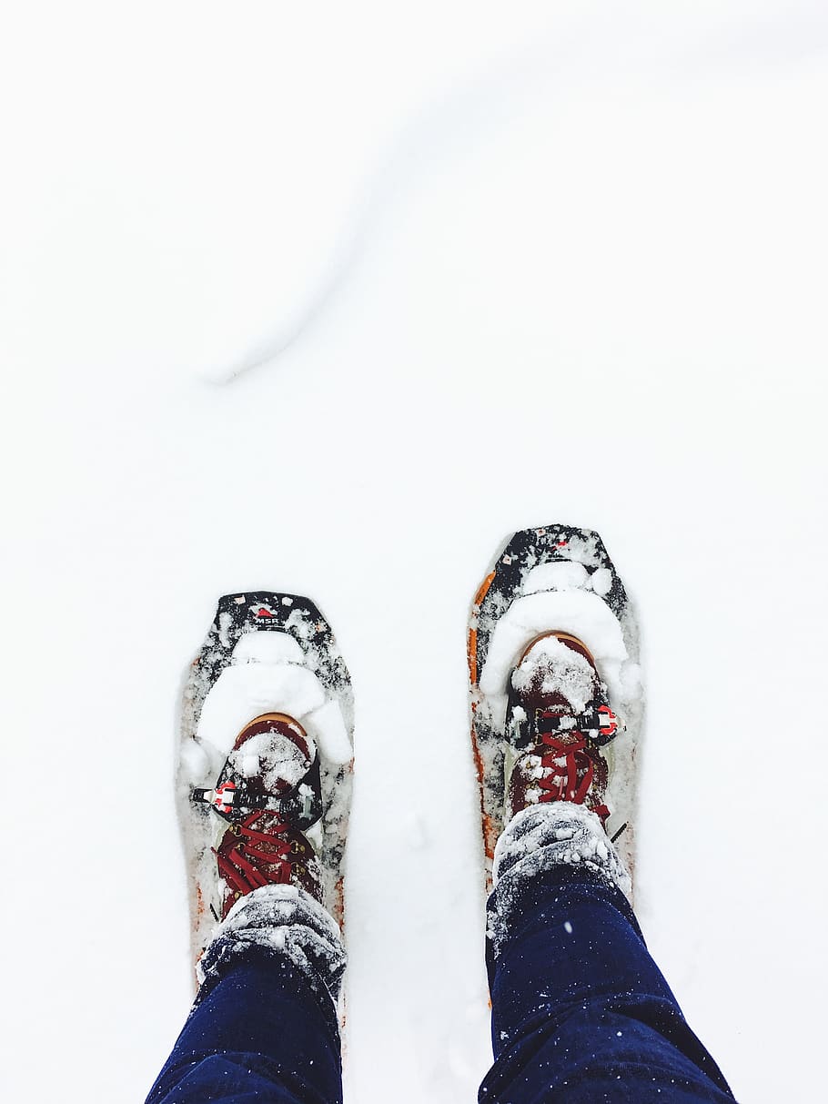 snow, winter, white, cold, weather, ice, people, feet, shoes HD wallpaper