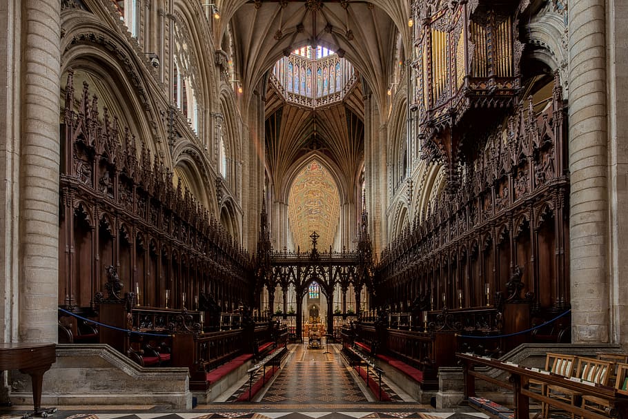 ely cathedral, church, abbey, minster, religious, religion, HD wallpaper