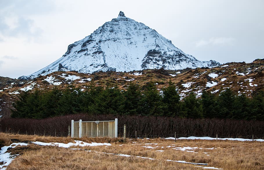 Icy mountain