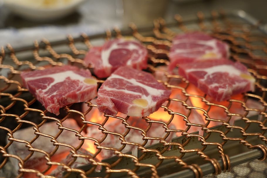 meat, lamb, charcoal, food, food and drink, freshness, preparation HD wallpaper